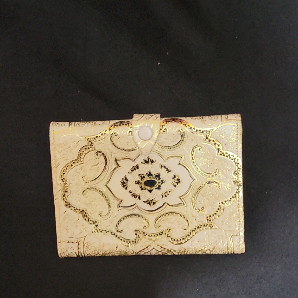 Italarts Gold Vintage Wallet Made In Italy